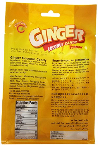 Ginger Coconut Candy – Chun Guang (8.82 oz Family Bag)
