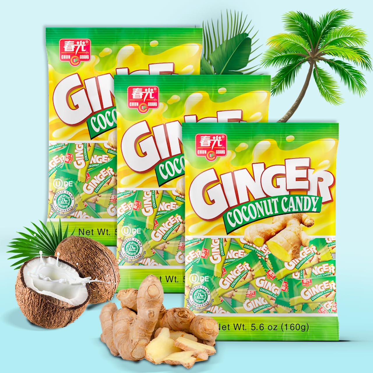 Ginger Coconut Candy – Chun Guang